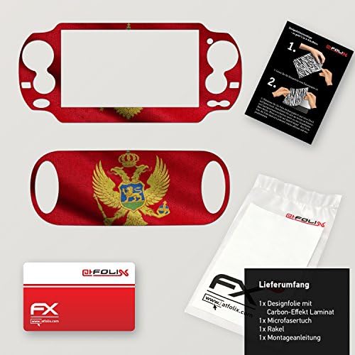 Sony PlayStation Vita Design Skin Bandeira do Montenegro adesivo de decalque para PlayStation Vita