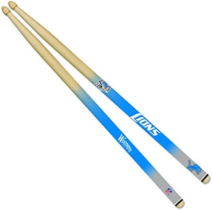 Guitarra de Woodrow pelo Sports Vault NFL Detroit Lions Drum Sticks