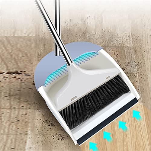 N/A Broom e Dustpan Conjunto de lixo limpador de cabelo antiaderente
