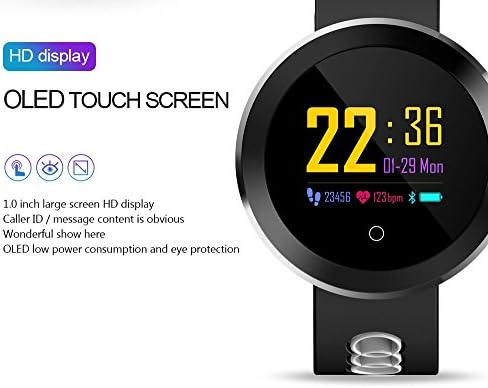 Atividade da tela colorida do smartwatch, TStracker à prova d'água Vigilância do sono de fitness para homens para crianças para