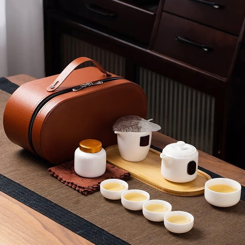 Feer Creative Ceramic Copo Quick Japanese Simple Car Viagem portátil Kung Fu Conjunto de chá de chá de chá de chá