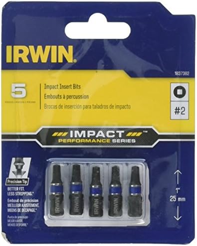 Irwin Tools 1837382 Impact Performance Series Insert Square Drive Bit 2