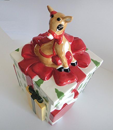 Lenox Rudolph, o jarro de biscoitos de nariz vermelho