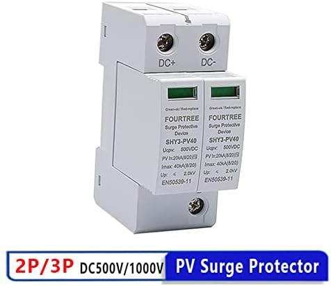 PCGV PV Surge Protector 2P 500VDC 3P 1000VDC CLAROD DISPOSITIVO SPD SISTEMA DE SOLAR SOLAR SOLAR SISTEM