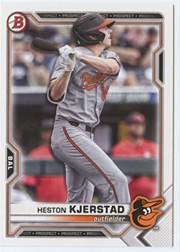 2021 Bowman Draft BD-40 Heston Kjerstad RC Rookie Baltimore Orioles MLB Baseball Trading Card