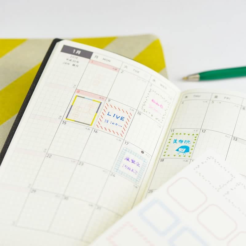 Acessórios Hobonichi TechO Hobonichi Stickers