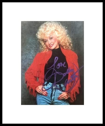 Dolly Parton Autograph com certificado de autenticidade