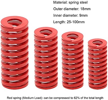 As molas de compressão são adequadas para a maioria dos reparos I Red Load Pressione compressão Mola de molde carregada Mola de