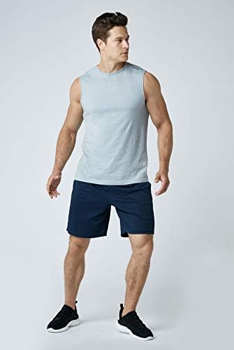 Tsla 1 ou 3 pacote de pacote de tanques de corrida sem mangas masculinas, camisas musculares atléticas performáticas, tampas de ginástica de exercícios de exercícios a seco