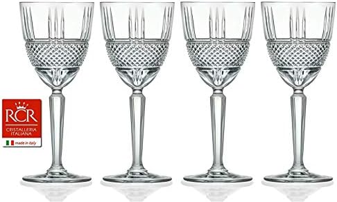 RCR Cristalleria Italiana Crystal Glass Drinkware Conjunto)