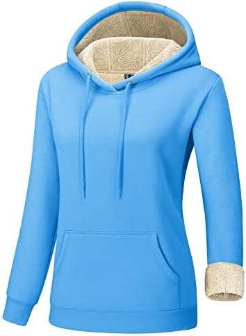 TACVASEN FELIMENTO FELIMENTO COLAVER CULTOCE FLEECE Classic-Fit Sweatshirt Capuz ativo com bolsos Tops casuais