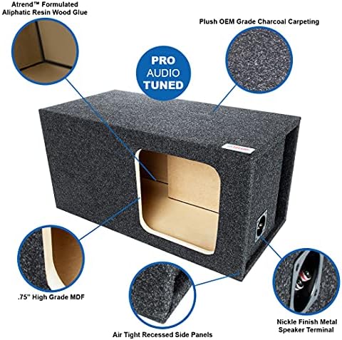 ATREND 12 ”Subwoofer/gabinete de alto -falante Subwoofer Caixa de subwoofer projetada para o modelo de kicker Solo -Baric