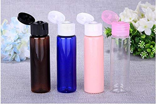 12pcs 30ml / 1oz de plástico vazia Bluche Bottle Bottle Recipiente de jarra de frasco de cobalto sem bpa para viagem Cremes de maquiagem