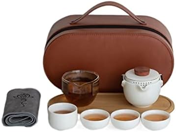 CXDTBH Viagem Tea Conjunto de presentes Pequeno conjunto de chá de chá de chá de chá de chá de chá