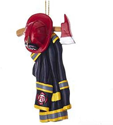 Ornamento de Natal uniforme de bombeiro J8509 Novo