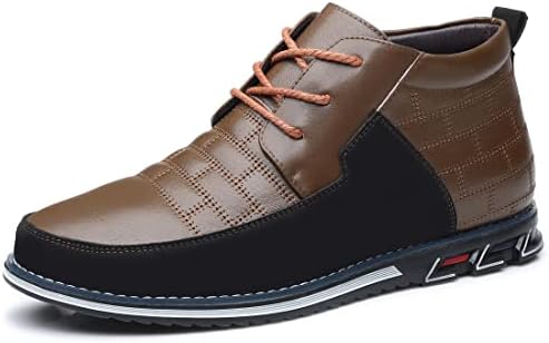 Cosidram Men Sapatos Casuais Mocas de Toçal High-Top Comfort Walking Sneakers Botas para masculino