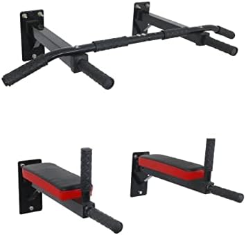 Spancare Home Gym Chin Up Bar and Dips Bar com PAB para múltiplos exercícios de força corporal