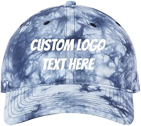 Ponto de tinta GB482 Design personalizado Postura do logotipo Textos Tie Tye Baseball Caps