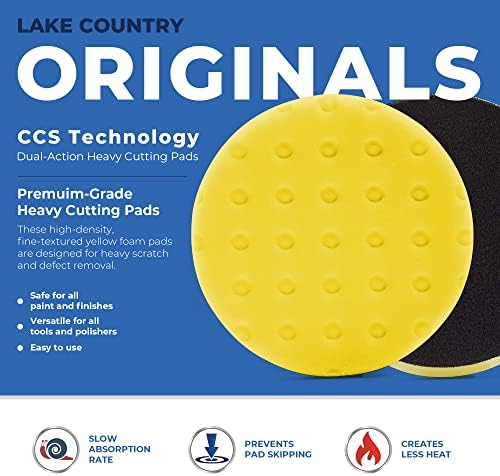 Lake Country CCs Amarelo -Ação Ação Dual Cuttada Pesada - Versátil de gancho e circuito premium para todas