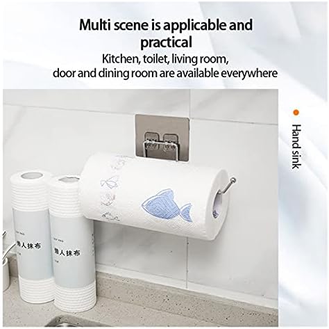 Rtyuie Kitchen tocador de papel de papel higiênico Toalheiro pendurado pendurado banheiro papel higiênico portador