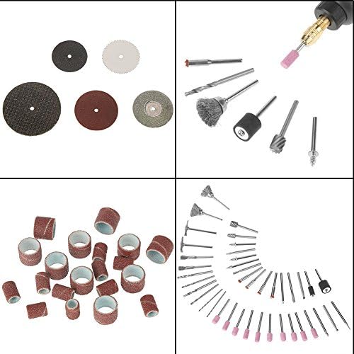 FDIT 141PCS Mini Rotário Rotário Grinder Acessórios para Ferramentas de Tool Kit Seting Polishing Drill Cutting Conjunto