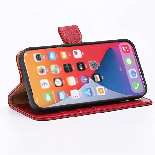 Caixa da carteira de Neyens para iPhone 13 Pro Max/13 Pro/13/13 mini, protetora Genuine Leather Flip Caso Cartão Slots