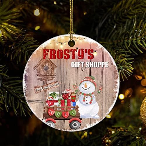 Cheyan Snowman e enfeites de Natal de chocolate quente, ornamento de árvore de Natal para decoração de casa decoração de casas