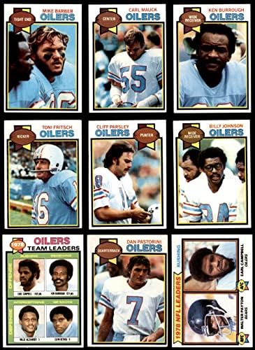 1979 Topps Houston Oilers Equipe Set Houston Oilers Ex Oilers