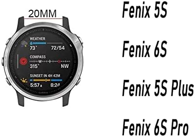 Murve New Smart Watch Silicone Substaction tire para Garmin Fenix ​​6 6s 6x Pro 5 5x 5s Plus Banda de acessórios de pulseira 20mm Fenix ​​5s 6s