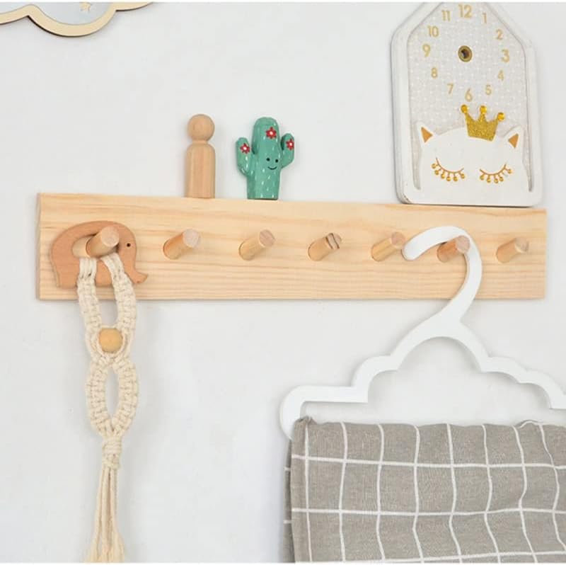 Eyhlkm decorativo rack de armazenamento de madeira gancho de casaco criativo rack decorativo rack de parede rack de salão de armazenamento rack