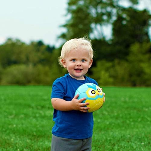 Daball Kid e Toddler Soccer Ball - tamanho 1, bomba e caixa de presente incluída