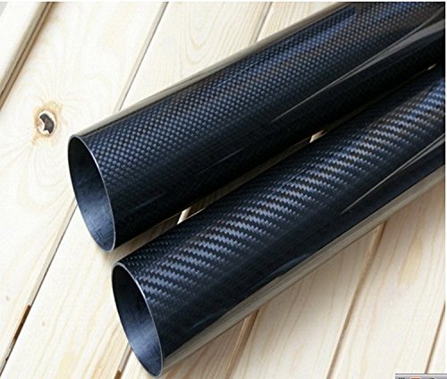 US Whabest 1pcs Tubo de fibra de carbono 3k de alto brilho 26mm od x 22mm ID x 1000 mm de comprimento/tubulação/tubo/eixo