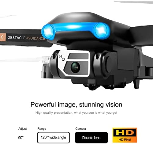 Drone dobrável com câmera 4K Dual HD FPV, S98 Pro Mini Controle remoto Quadcopter RC Toys Presentes para crianças adultos, com localização
