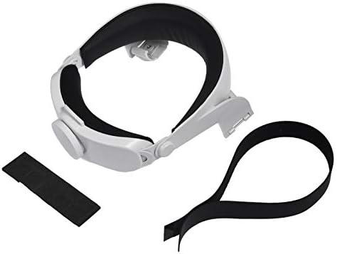 Cinta de cabeça ajustável da loja cheng para o fone de ouvido Oculus Quest 2 VR Reduce a pressão da cabeça Touch confortável Oculus Quest Acessórios VR Acesso aprimorado e conforto no jogo VR Efetual