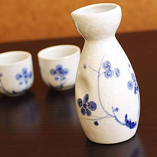 Conjunto de vidro de vidro Hemoton Conjunto de vidro Conjunto de decanter de saquê de cerâmica Japanese SAKI JAPONEIRA