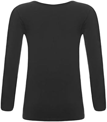 Doomiva Kids Térmica Thermal Roupa Longa T-shirt Long John Harm Undershirt Yoga Dance Base Layer Tops