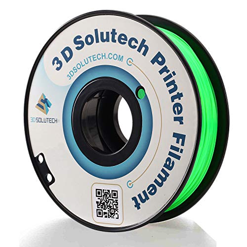 3d solutech ver através de verde 1,75 mm PETG 3D Filamento 2,2 lbs - PETG175GRN