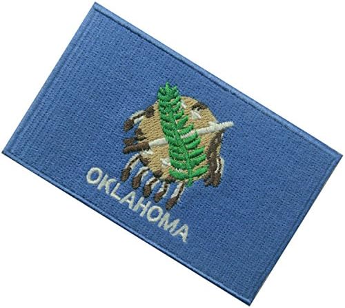 Oklahoma State Flag bordou emblemed Iron em costura em ok patch