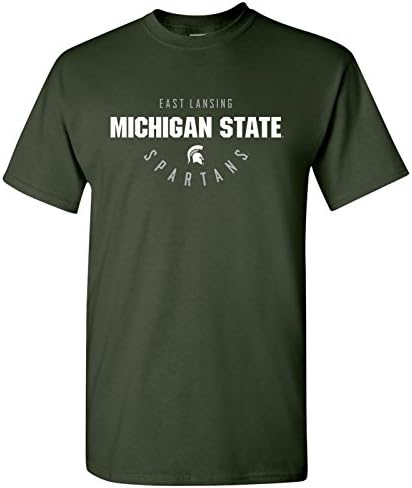 NCAA Arco invertido, camiseta em cores, faculdade, universidade