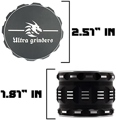 Ultra Grinders, 2,5 polegadas, Ultra Durable Spice & Herb Grinder