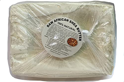 Herbogan Pure Pure Africano Manteiga de karité orgânico Premium de marfim orgânico natural não refinado Gana Cuidado