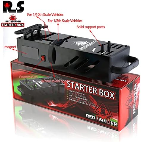 Wlyejea Multi RC Car Box 8ight/8ight-t caixa inicial ajustada para 1/8 1/10 buggies e losse e losi