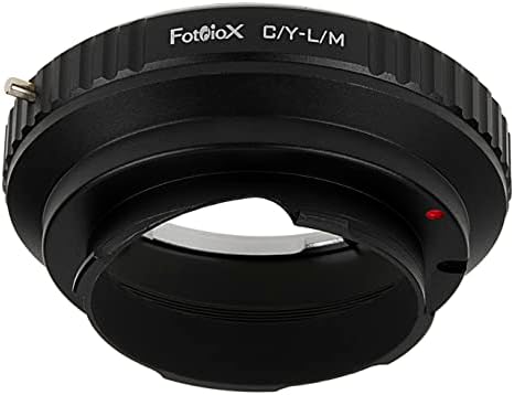 Adaptador de montagem da lente fotodiox, lente CONTAX/YASHICA para o adaptador Leica M, se encaixa em Leica M-Monochrome,