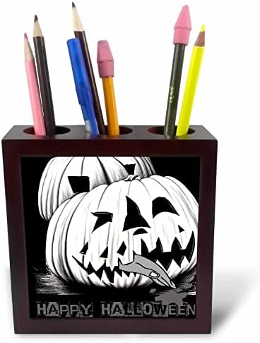 3drose fofo engraçado Happy Halloween Pumpkin Evil Comer Hand Scary - Tile Pen Tothers