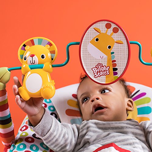 Bright inicia o segurança portáteis do bebê portátil, assento infantil com barra de brinquedo removível, 0-6 meses 6-20