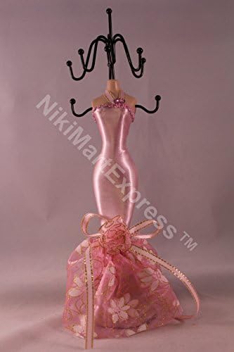 Nikikelly Sexy Flower Skirt Dress Dress Mannequin Jóias Brincho Stand Stand Display 10.5
