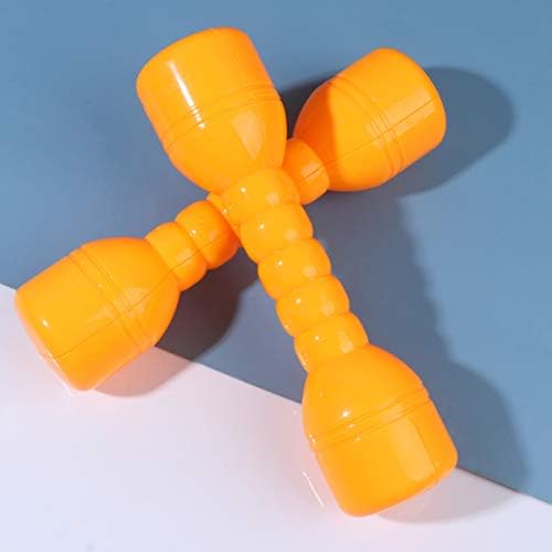 Besportble Toddler Sports Toys 3Pairs Tipo de exercício Equipamento amarelo B Infantil Plástico Barra de brinquedo Hortelos