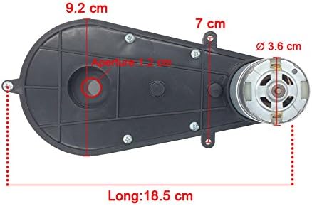 550 6V 20000rpm Caixa de câmbio para rodas de energia, Rs550 6 volts Motor elétrico Acessórios de engrenagem de alta velocidade