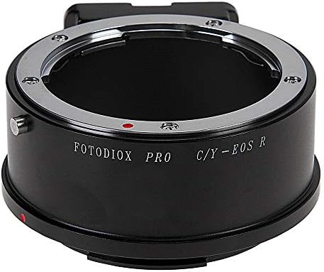 Adaptador de montagem de lentes Fotodiox Pro Compatível com lentes SLR CONTAX/Yashica SLR para Canon RF Mount Mirrorless Camera Corpos
