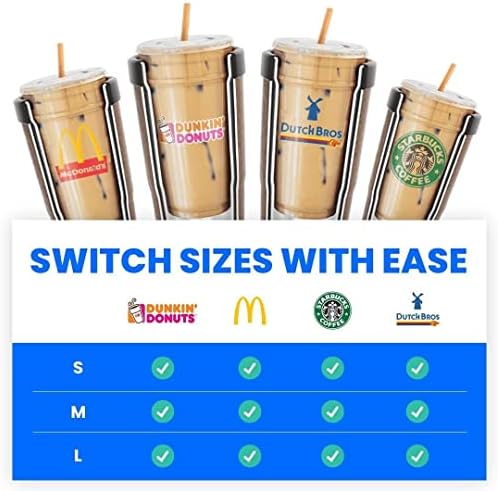 Frostbuddy | Para ir amigo - 30 oz de aço inoxidável a vácuo copo com copos térmicos para bebidas quentes e frias - Copa do copo de aço inoxidável Dunkin